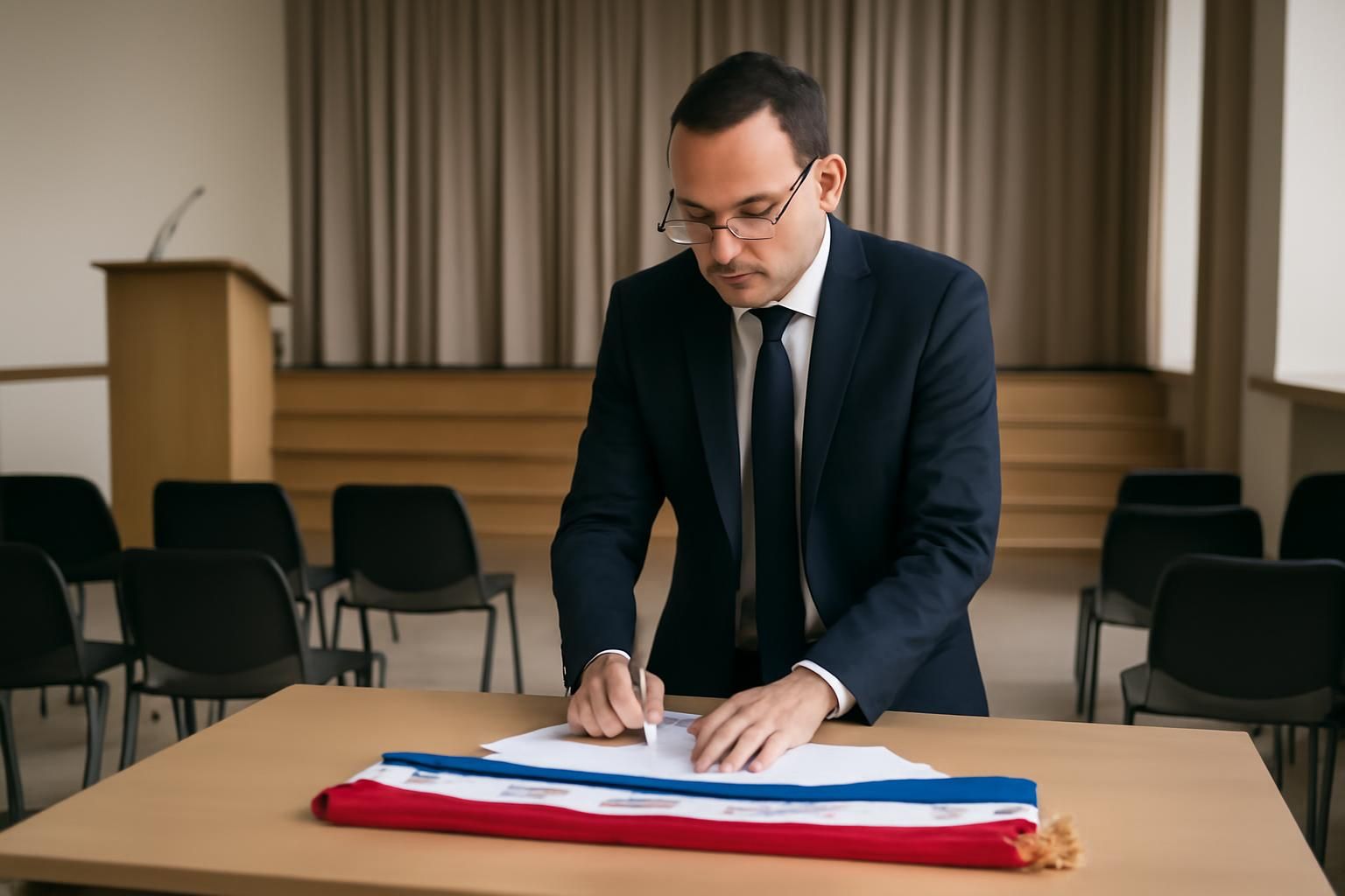 découvrez l'importance et la signification de l'écharpe de maire lors des cérémonies officielles, un symbole majeur de l'autorité et de la fonction municipale.