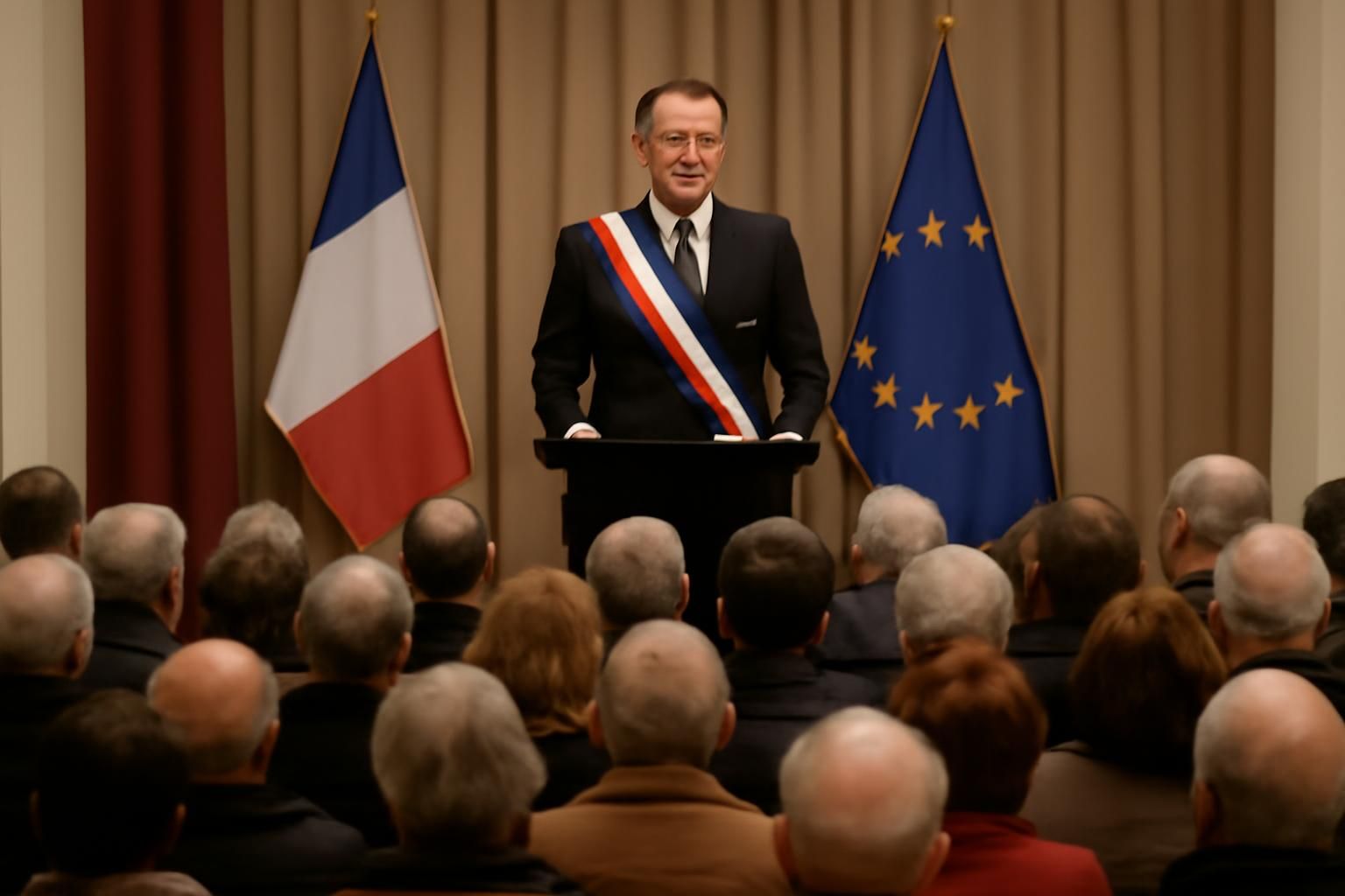 découvrez pourquoi l’écharpe de maire est un symbole essentiel lors des vœux municipaux, représentant l'autorité et l'unité de la commune.